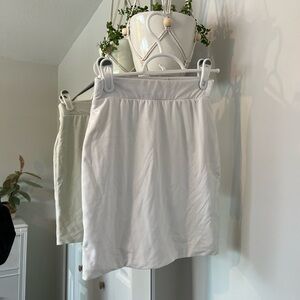 ARITZIA white mini skirt